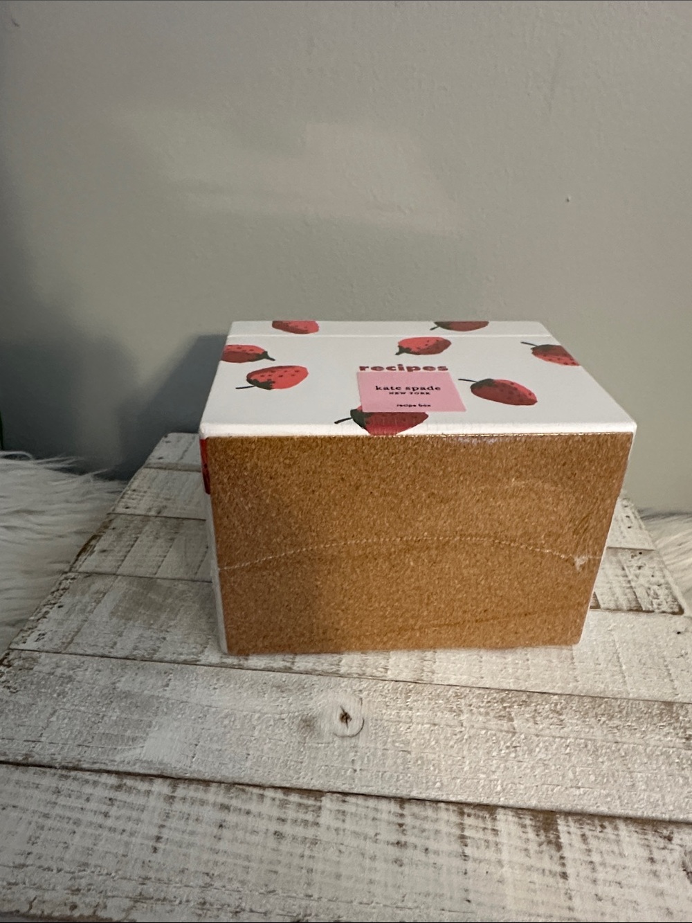 Nwt Kate spade strawberries recipe box - Picture 5 of 8